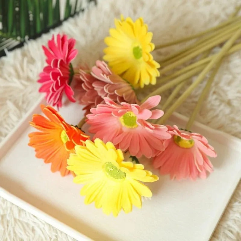 1/3pcs Daisy Flower Artificial Flowers Bouquet for Indoor Room Home Vase Decor Fake Flowers Garden Wedding Decoration Outdoor
