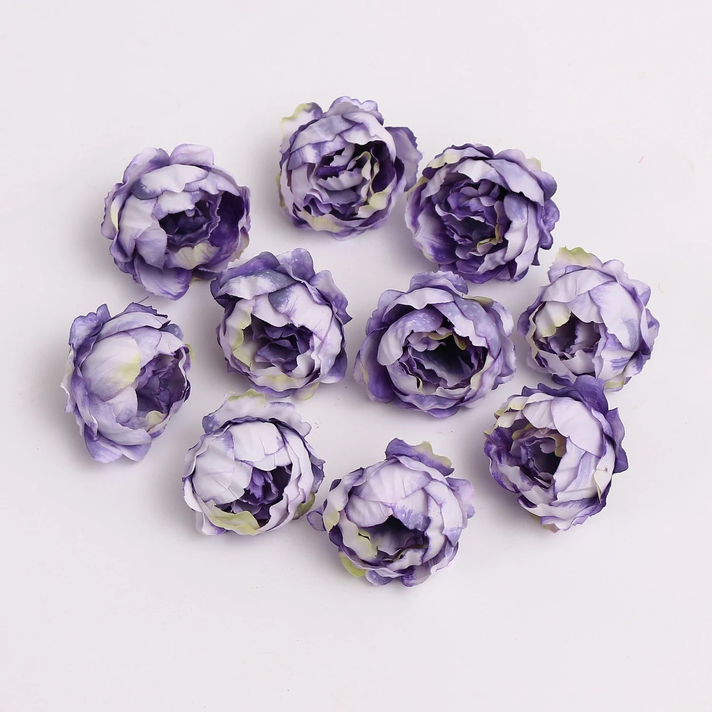 5/10Pcs Artificial Peony Flowers 4.5cm Fake Flower Heads for Home Room Dceor Wedding Marriage Decoration DIY Gifts Accessory
