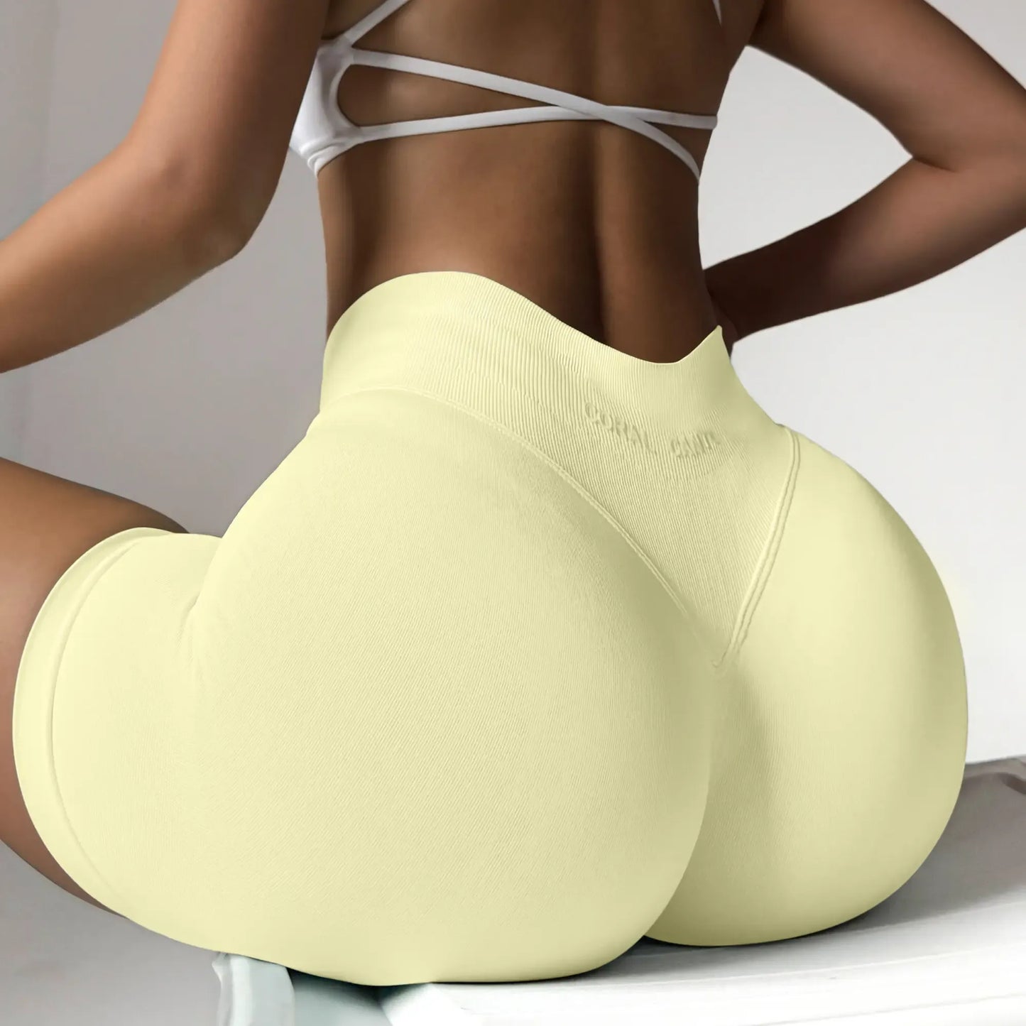 Sports Shorts High Waistband Butt Lifting Summer vibes