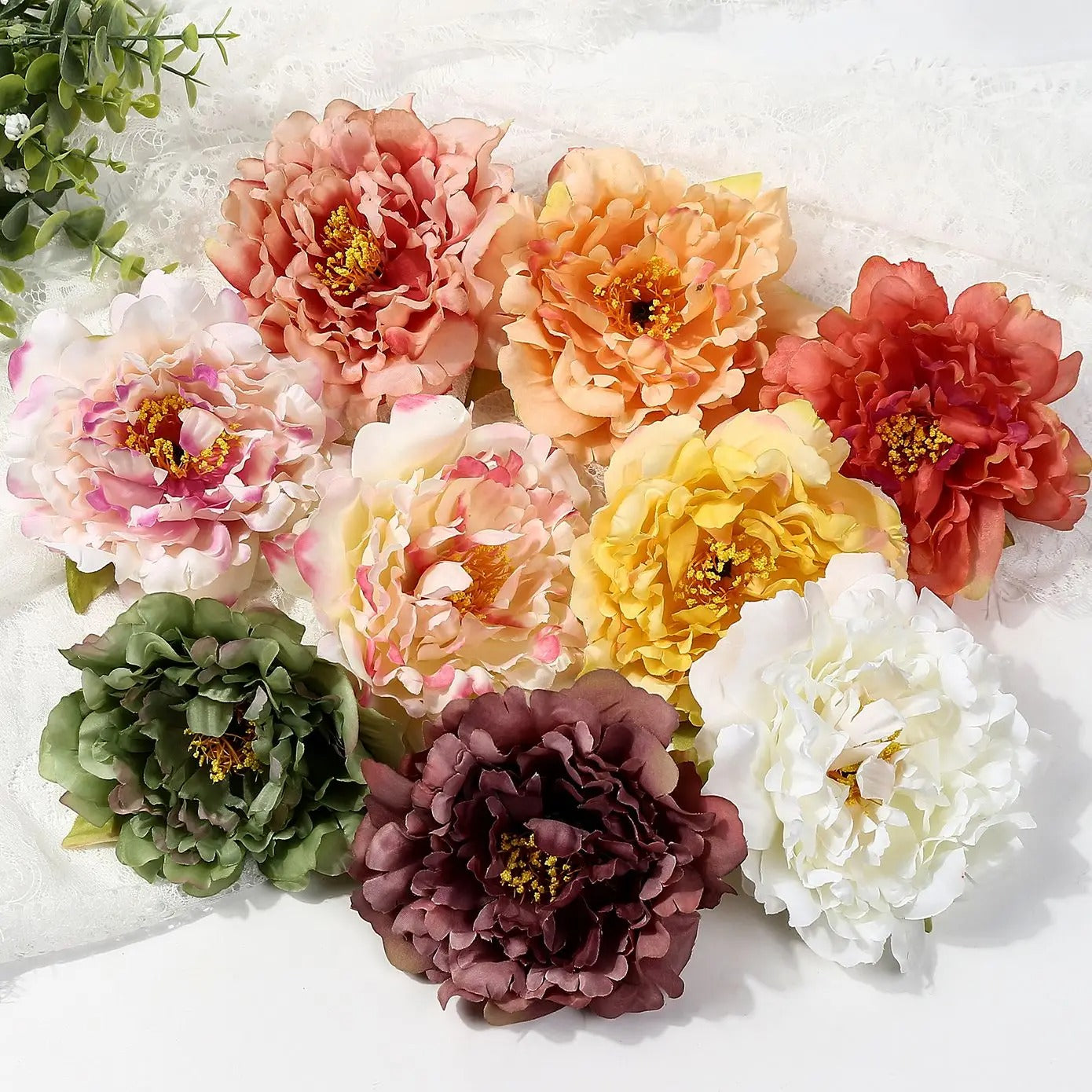 2Pcs 43cm Foam Artificial Flowers Golden Glitter Christmas Berries Bouquet Home Christmas Wedding Decor Table Wreath DIY Crafts