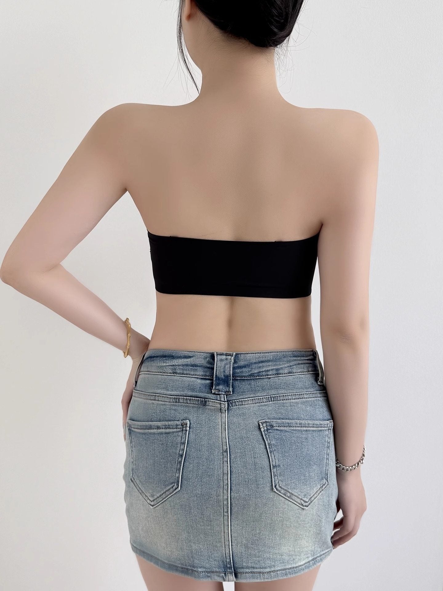 Womens Strapless Front Closure Bra