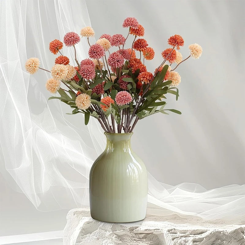 51cm Dandelion Artificial Flowers Wedding Decor 5 Head Fake Flowers Small Thorn Ball DIY Home Decor Bouquet Valentine's Day Gift