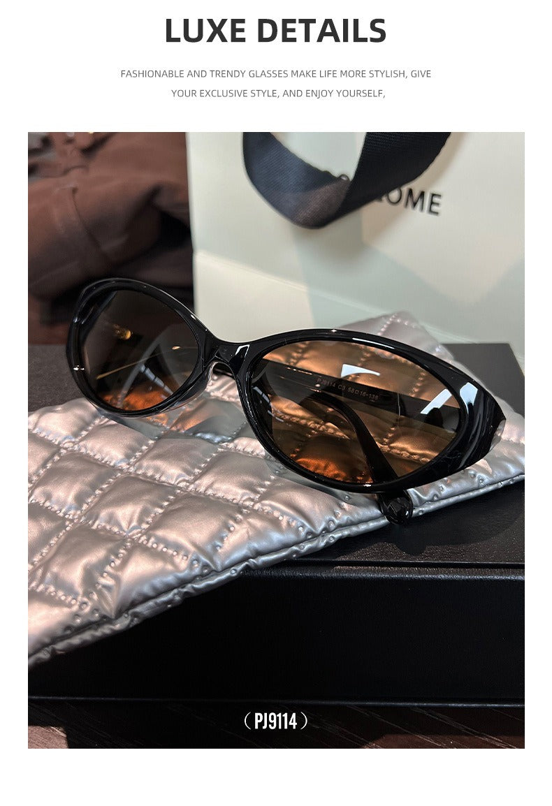 〖Summer Vibes〗3 PCS Retro Oval Sunglasses