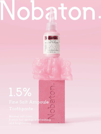 1.5% powdered salt ampoule toothpaste