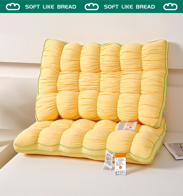 Soft Quilted Puff Grid Design Pillow