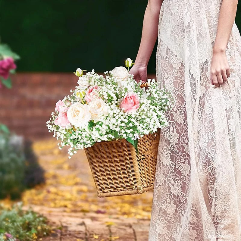 108Heads 63cm Babies Breath Artificial Flowers Plastic Gypsophila DIY Floral Bouquets For Handmade Wedding Party Home Decoration