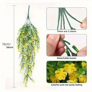 1Pcs 76CM Artificial Ivy Hanging Plants Fake Plant for Home Room Decor Garden Wedding Decoration Outdoor Ornaments Accessories
