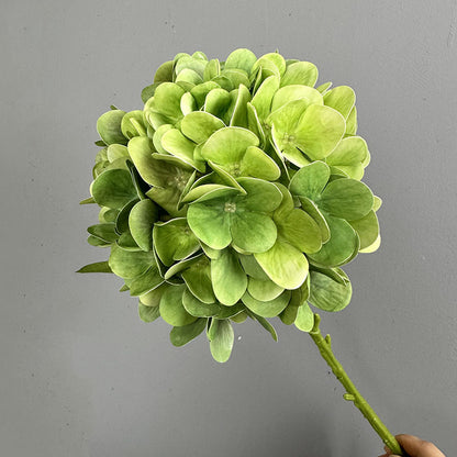 Hydrangea fake flowers home decoration oil painting color moisturizing film