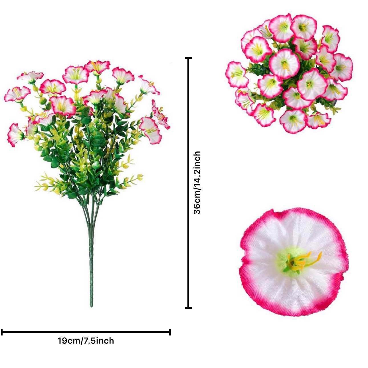 Fake Silk Colorful Morning Glory