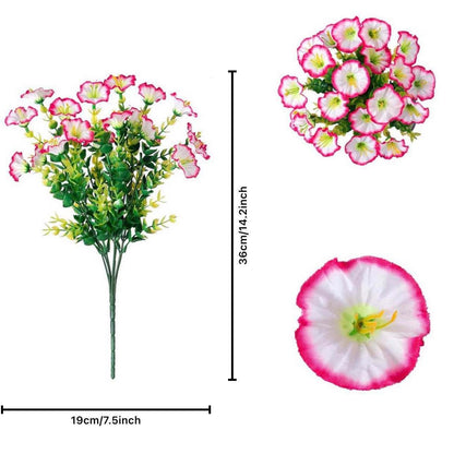 Fake Silk Colorful Morning Glory