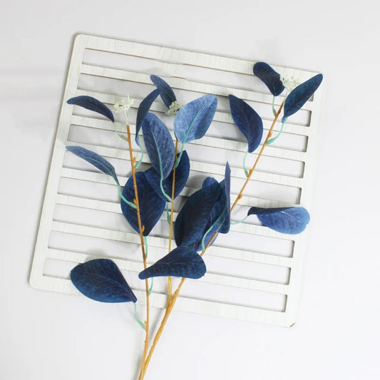 52cm Artificial Fall Eucalyptus Fake Foliage Branches Autumn Flowers Decorations Home Wedding Thanksgiving Christmas Decoration