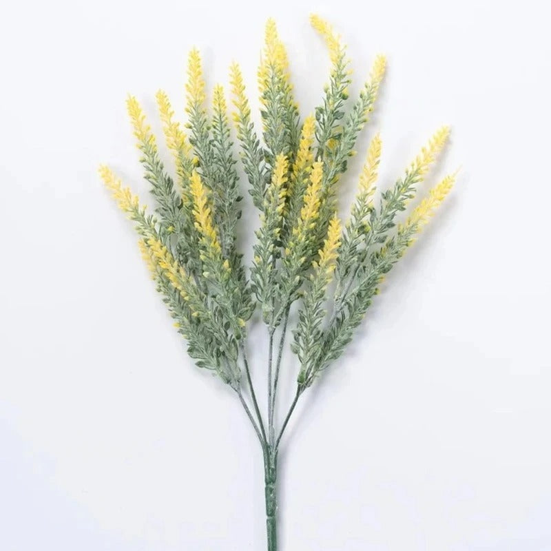 35cm Purple Plastic Artificial Lavender Fake Plant for Wedding Home Room Garden Decorations Bridal Bouquet Photography Props