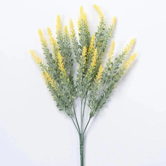 35cm Purple Plastic Artificial Lavender Fake Plant for Wedding Home Room Garden Decorations Bridal Bouquet Photography Props