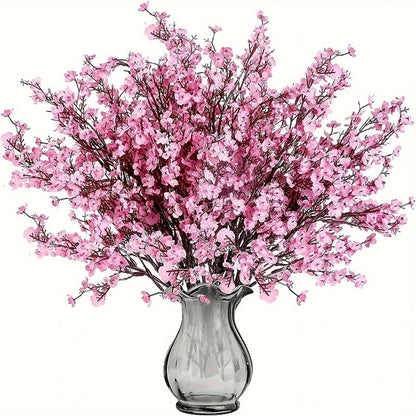 50CM Artificial Cherry Blossoms Flower Fake Silk Plant Decoration Wedding Party Decoration Bouquet Real Touch DIY Home Garden