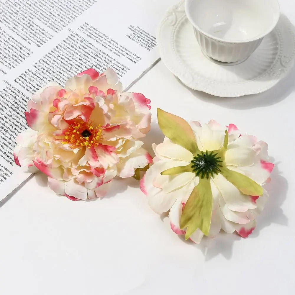 2Pcs 43cm Foam Artificial Flowers Golden Glitter Christmas Berries Bouquet Home Christmas Wedding Decor Table Wreath DIY Crafts