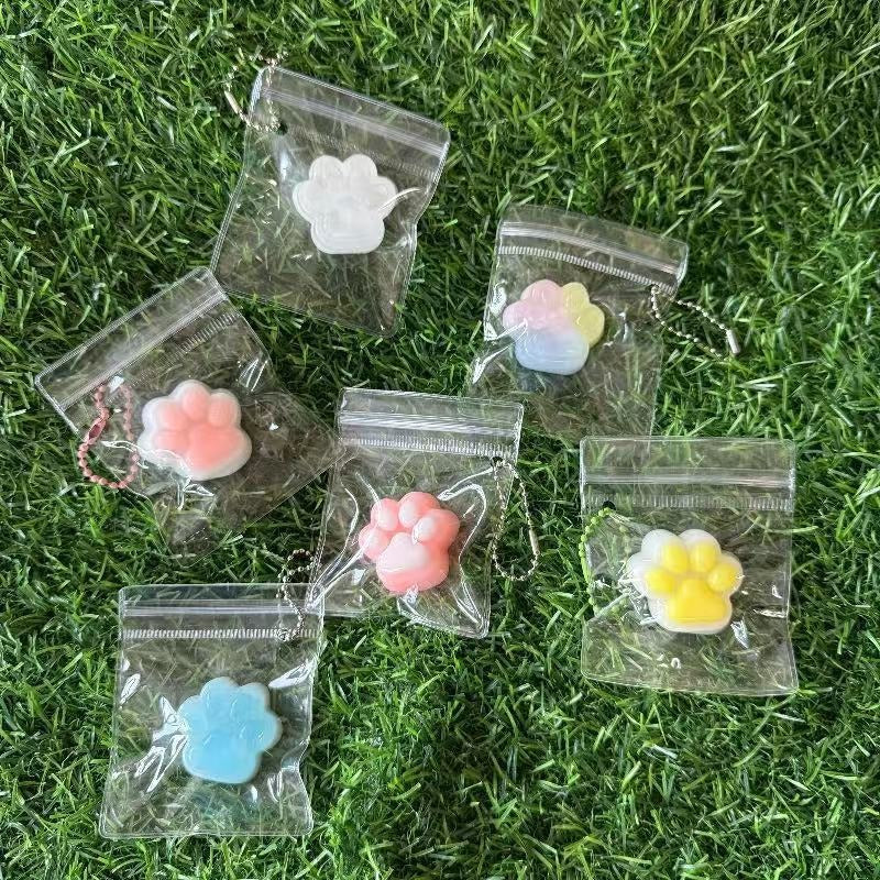 Mini Kawaii Cat Paw Stress Relief Toy Single Pack