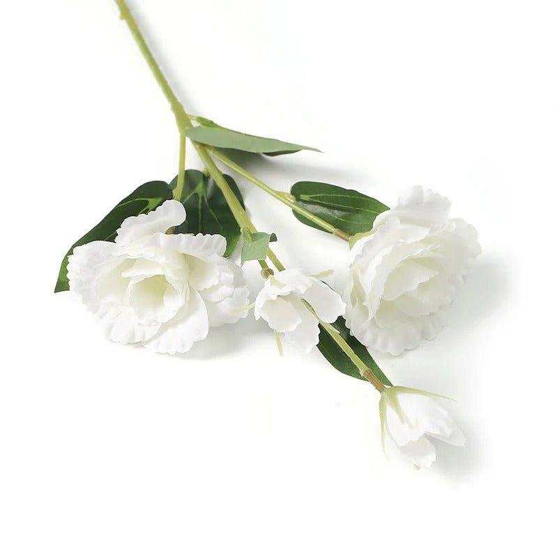70CM 4Heads Silk Artificial Eustoma Flower Bouquet Long Stem Artificial Flower for DIY Wedding Party Center Decor Home Decor