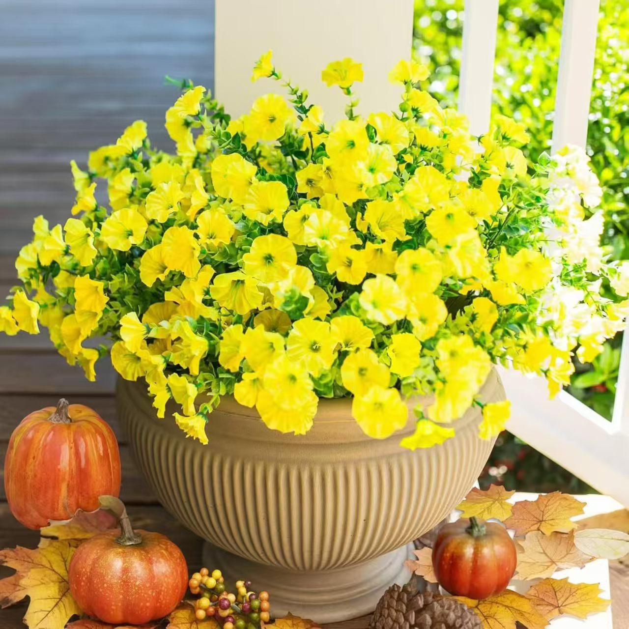 Fake Silk Colorful Morning Glory