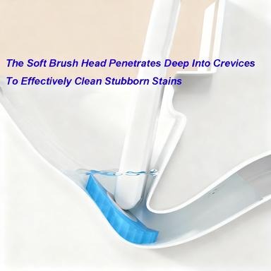 Disposable Toilet Brush, Toilet Bowl Wand Holder Set with 24PCS Cleaner Refills, Bathroom Cleaning System for Sink Bathtub Drain Wash Basin Urinal，Wall-Mount Scrubbing Toilet Brush Bathroom Cleaning Kit