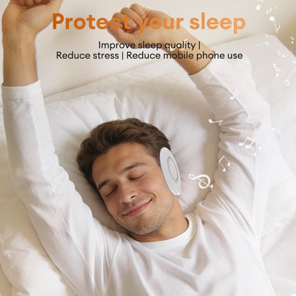 Ultra-Thin Bluetooth Pillow Speaker with Bluetooth 6.0, Soft Immersive Sound Field, Pillow CD Player for Bedtime Music & Audiobooks, Headphone-Free Sleep Speaker, Compatible with Android & iOS