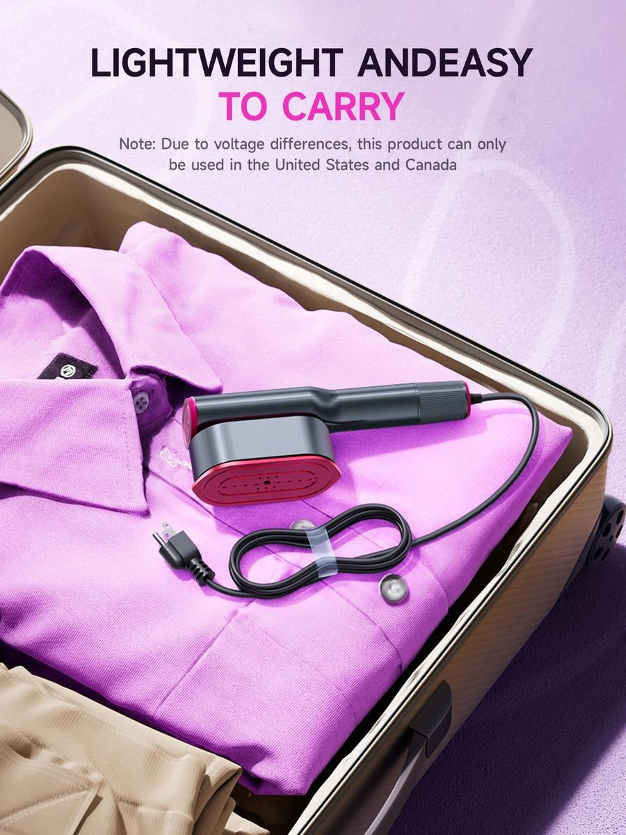 Garment Steamer for Clothes, Portable Travel Clothing Steamer Iron, 7 Mode with LED Display, 5s Fast Heating, 90° Swivel Handle, New Year Gift
