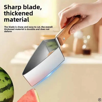 Stainless steel watermelon slicer, multi-functional fruit slicer, fruit divider, watermelon cutting tool