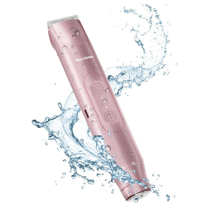 Bikini Trimmer for Women, Electric Shaver and Razor Rechargeable 2-in-1 Body and Facial Epilator