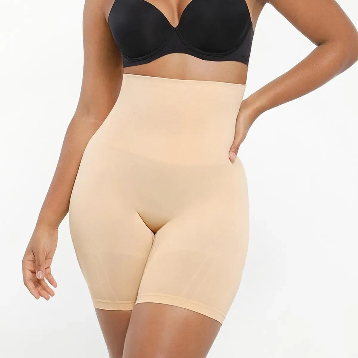 Buy One, Get One Free Shapewear Sculpting Shorts for Women Seamless High Waisted Body Tummy Control Shaper Thigh Slimming Underwear