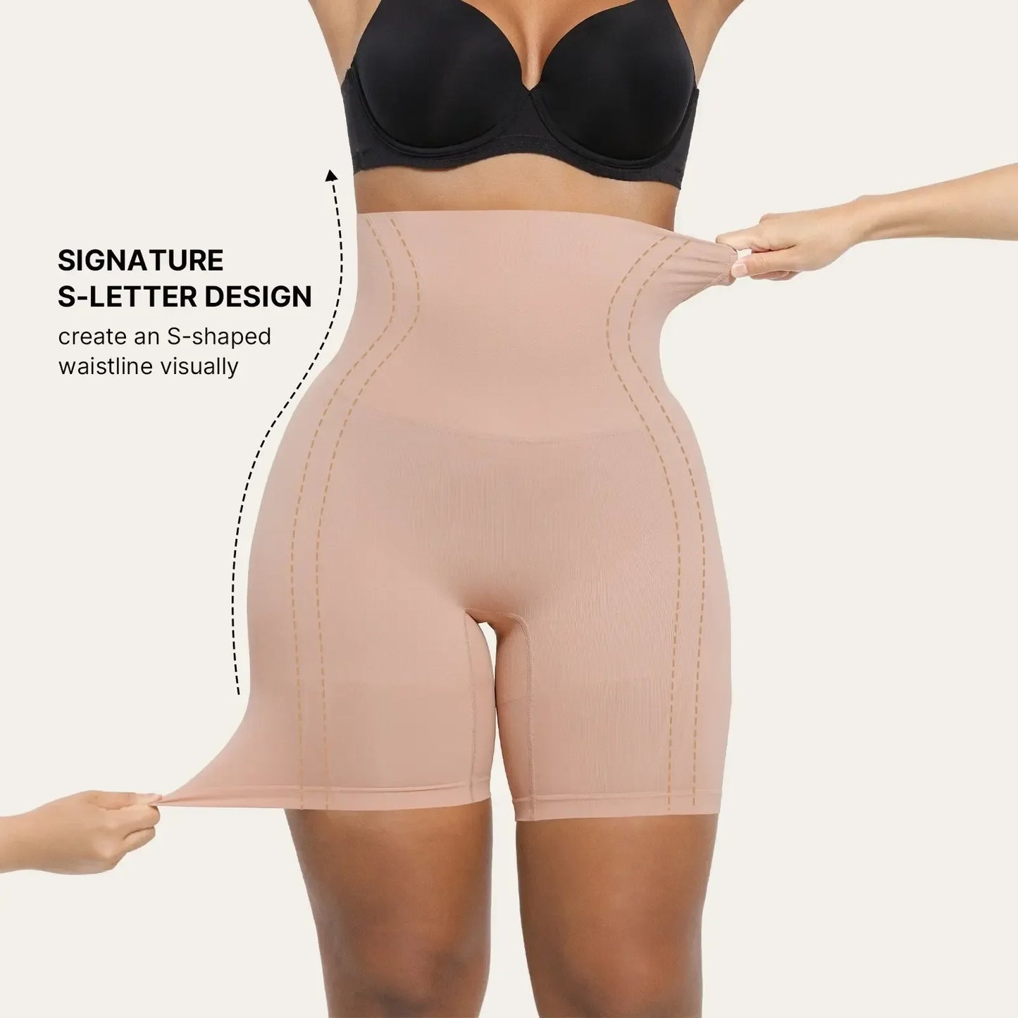 Buy One, Get One Free Shapewear Sculpting Shorts for Women Seamless High Waisted Body Tummy Control Shaper Thigh Slimming Underwear