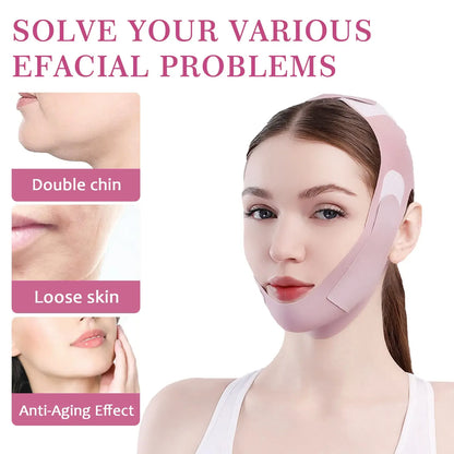 Graphene V-Line Mask, Chin Up Mask V Shaped Face Mask Jaw Exerciser