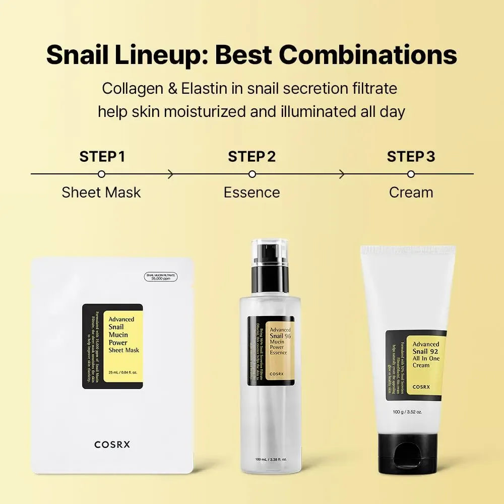[COSRX Official] Premium Snail 96 Mucus Essence (100ml) | Original Snail Mucus Essence