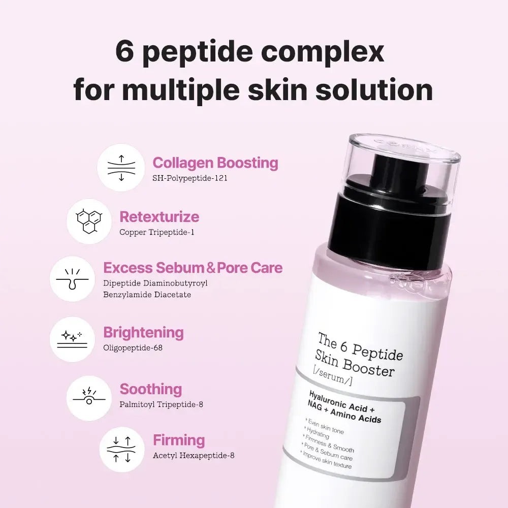 [COSRX Official] Pretty in Pink - Lift & Bright | The Peptide Collagen Hydrogel Eye Patch (60 patches) | The Peptide Collagen Lifting Glow Hydrogel Mask_3ea | The 6 Peptide First Step Serum  |  Lift, Firm and Glow with Peptides & Collagen