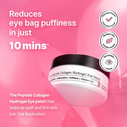 [COSRX Official] Pretty in Pink - Lift & Bright | The Peptide Collagen Hydrogel Eye Patch (60 patches) | The Peptide Collagen Lifting Glow Hydrogel Mask_3ea | The 6 Peptide First Step Serum  |  Lift, Firm and Glow with Peptides & Collagen