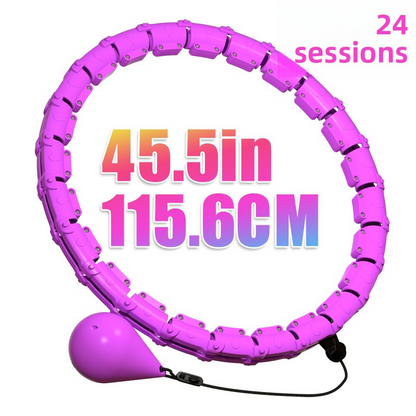 Hula hoop for women, designed to slim the waist and reduce belly fat.