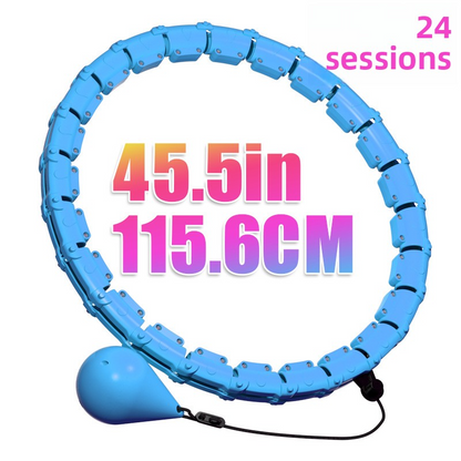Hula hoop for women, designed to slim the waist and reduce belly fat.