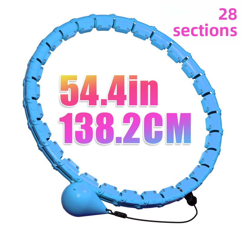 Hula hoop for women, designed to slim the waist and reduce belly fat.