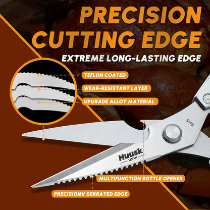 Multi-purpose kitchen scissors