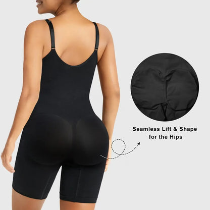 Women’s YIANNA Fajas Colombianas shapewear  Tummy Control Butt Lifter Shaper with Zipper Crotch detachable shoulder strap
