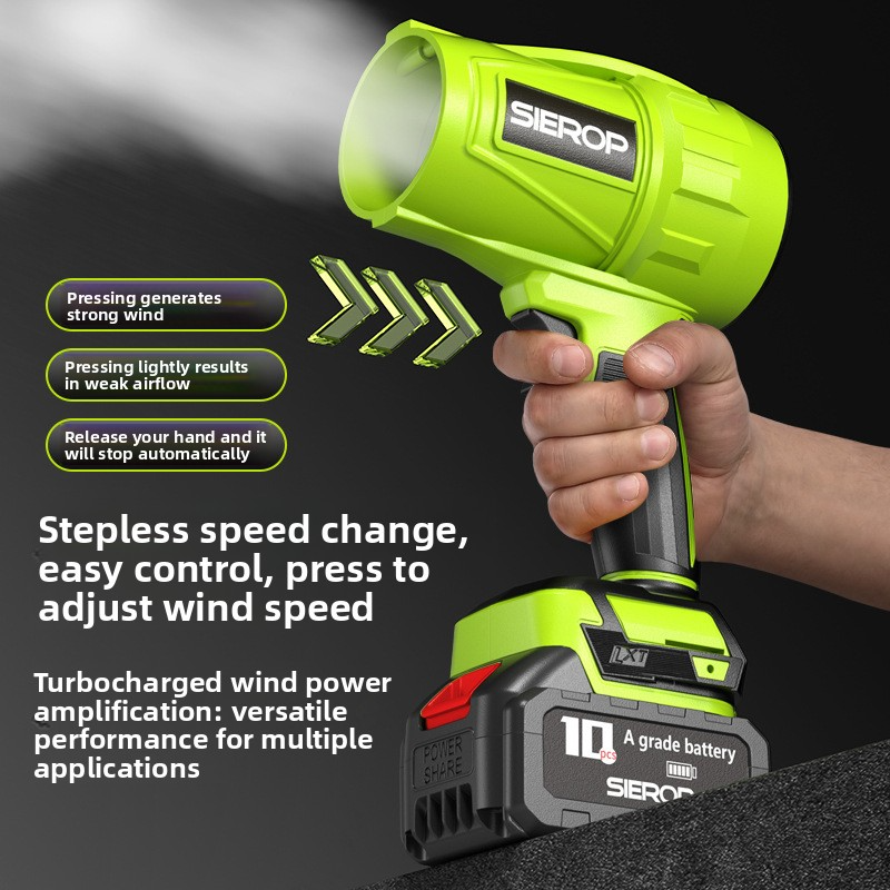 Turbo Jet Blower,Leaf Blower, Violent Turbo Fan, Pure Copper Motor,Car Drying After Wash, Handheld Snow Blower,Cordless Turbo Power Air Duster,Home Improve,Garden Mainte Holiday gifts