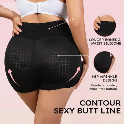 High Waist Shapewear Panty with Anti-Slip Silicone Band - Stretchy Breathable & Seamless Tummy Control Butt Lifting for Everyday Confidence Women's Basic Minimalist Multi Colors 3Pcs-BS