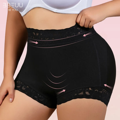 High Waist Shapewear Panty with Anti-Slip Silicone Band - Stretchy Breathable & Seamless Tummy Control Butt Lifting for Everyday Confidence Women's Basic Minimalist Multi Colors 3Pcs-BS