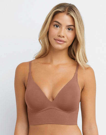 Maidenform M Seamless Lift Bralette Womenswear Comfort Everyday Adjustable Convertible Straps Wireless Natural Lift