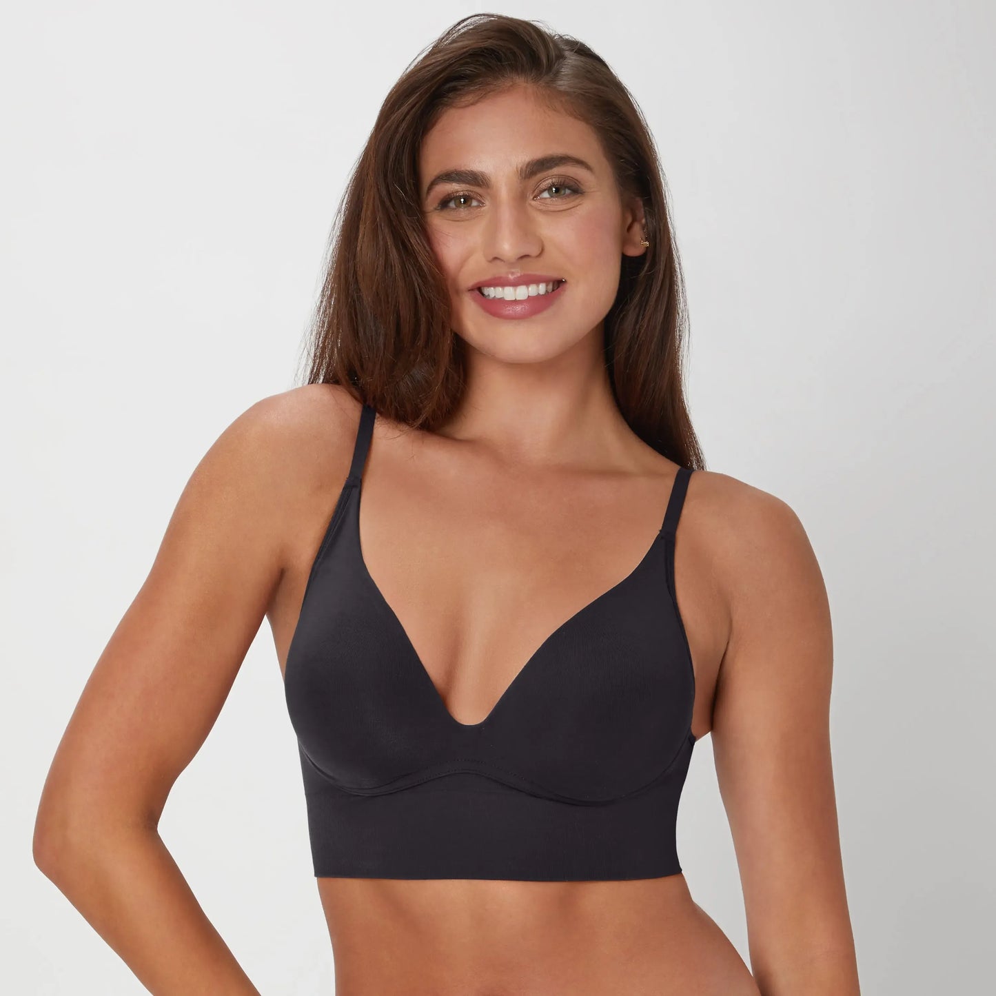 Maidenform M Seamless Lift Bralette Womenswear Comfort Everyday Adjustable Convertible Straps Wireless Natural Lift