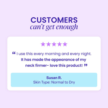 GOPURE Neck Cream Tighten & Lift Firming Cream for Crepey Skin