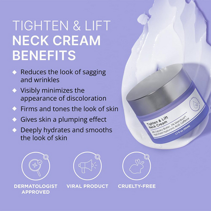 GOPURE Neck Cream Tighten & Lift Firming Cream for Crepey Skin