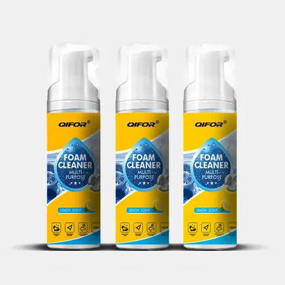 QIFOR 4-in-1 Multi-Enzyme Foam Spray Cleaner - Heavy Duty Deep Cleaning House & Car Detailing Products, Stain Removal for Car Interior & Sofa,summervibes outdoorfun