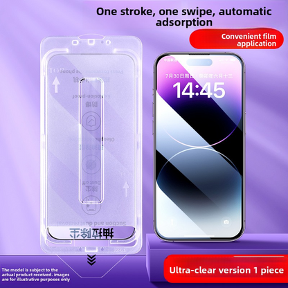 Compatible with iPhone 16 — Tempered Glass Screen Protector featuring Anti-Spy Privacy, Dust-Free Installation Tray, Electroplated Finish, HD Clarity, and Earpiece Dust Guard — Also Compatible with iPhone 14 and 16 Pro