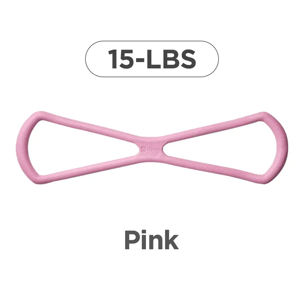Keep Resistance Bands Figure 8 Exercise Bands for Women 8 Shaped TPE Material for Arms Chest Expander Yoga Gym Fitness Muscle Training SummerVibes