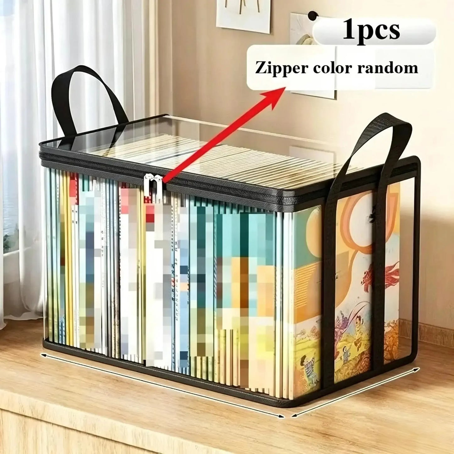 Large Clear Thick Plastic Storage Box with Hinged Lid, Heavy-Duty Durable High Capacity Organizer, Perfect for Home, Camping, Travel, Attic and Moving