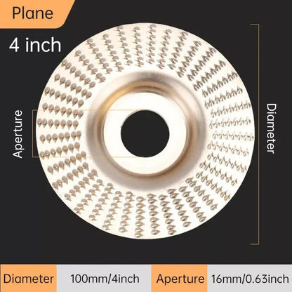 3PCS 4" Grinding Wheels - Grinders Accessory for Wood Carving, Sanding and Polishing Tools